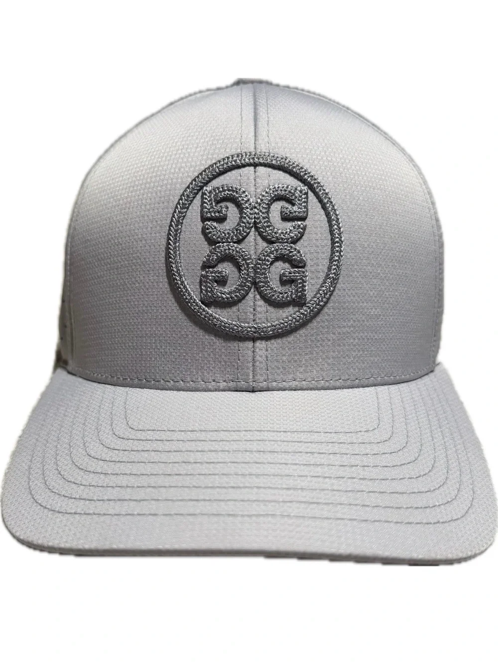 G/FORE Grey Perforated Performance Golf Snapback Hat